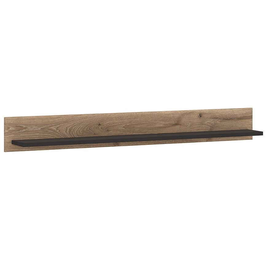 Polička Grano GRNP02 šedý vesmír/pvc dub viking