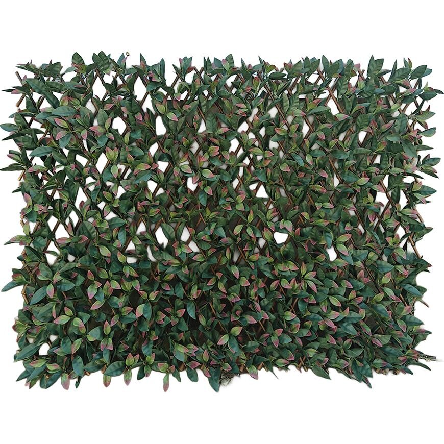 Zástěna umělé listy 90x180