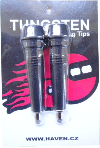 Wolframový hrot pro trekingovou Haven 2 ks - černá