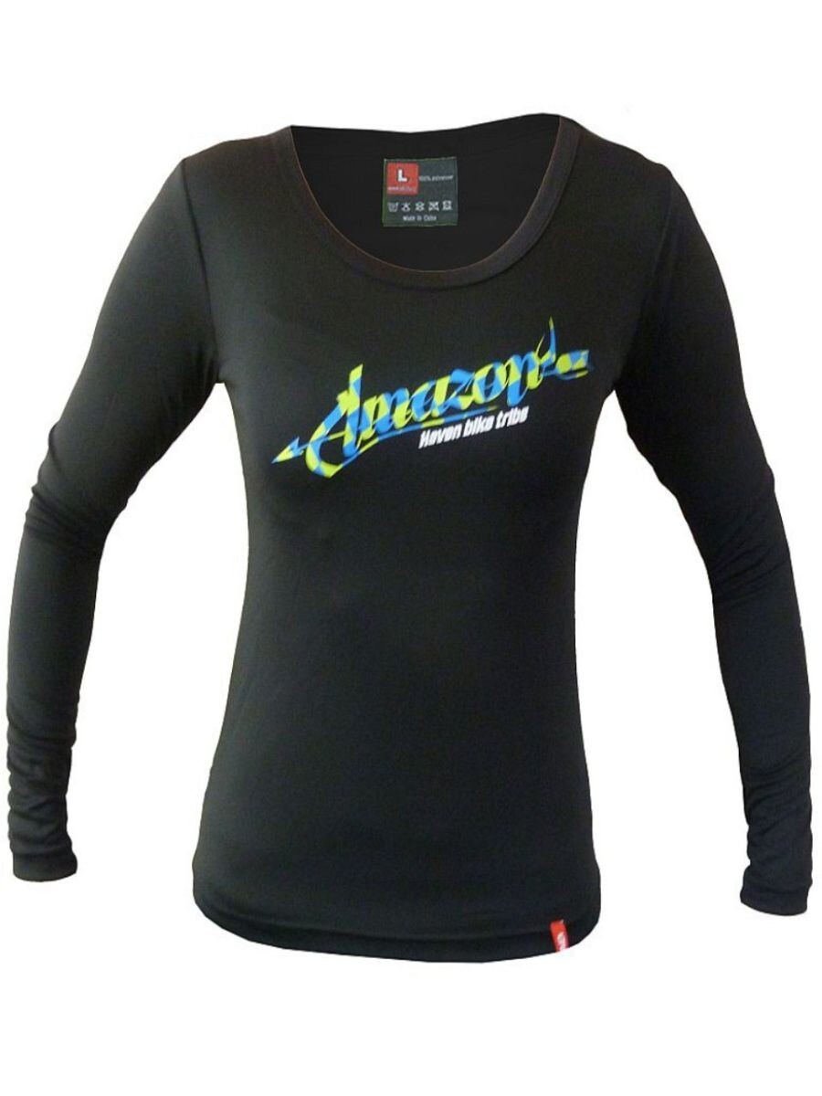Tričko s dlouhým rukávem Haven Amazon - černé-modré,
