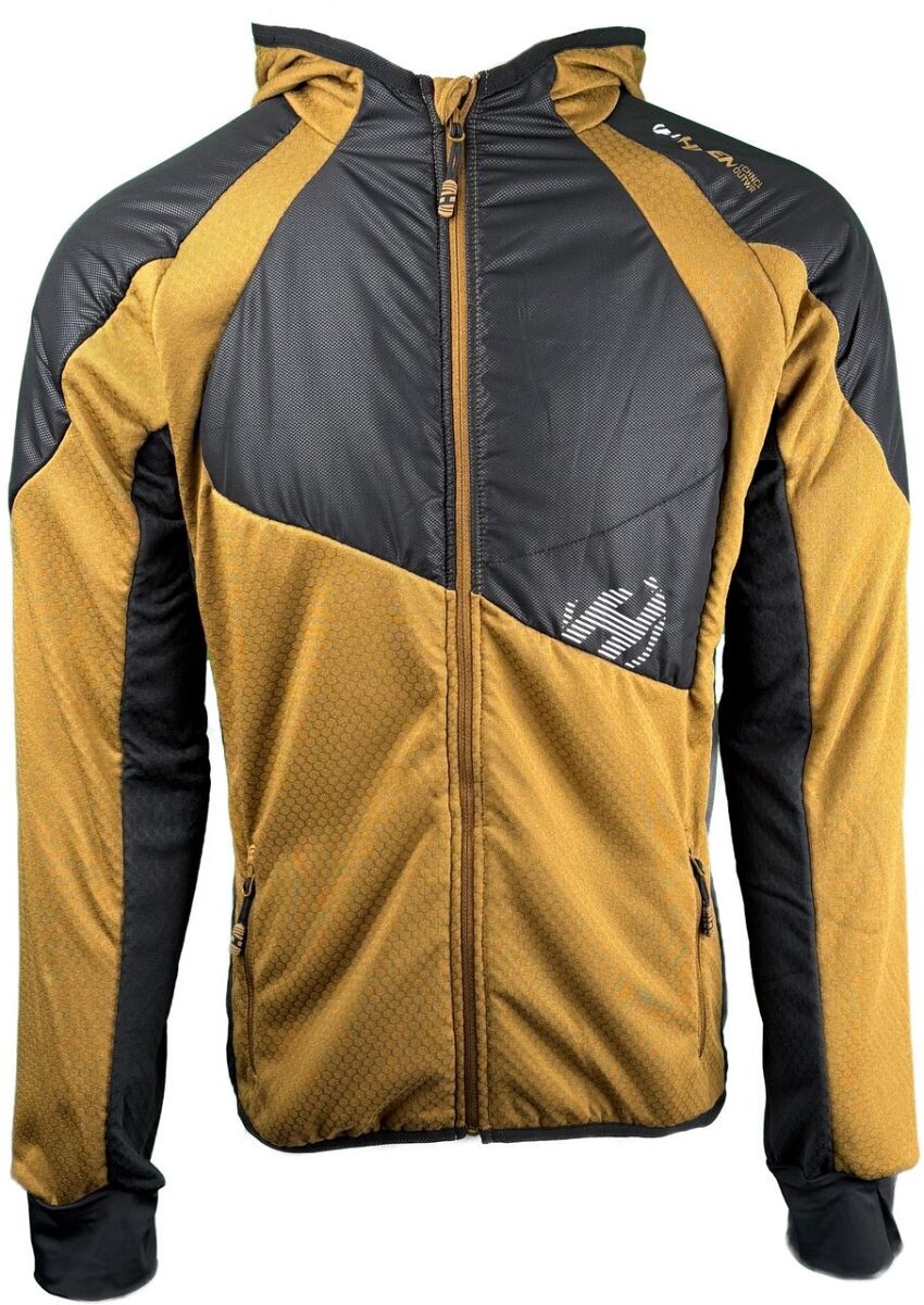 Mikina pánská Haven Polartis Hoodie - hnědá-černá,