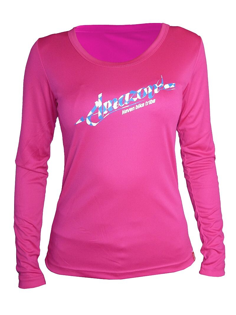 Tričko s dlouhým rukávem Haven Amazon - růžové-bílé,