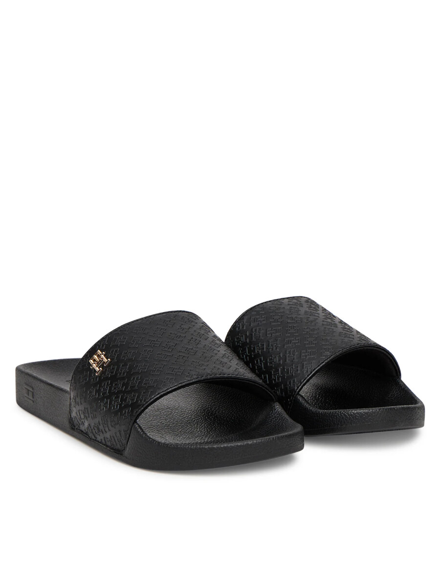 Tommy Hilfiger dámské černé pantofle FW0FW08525 36