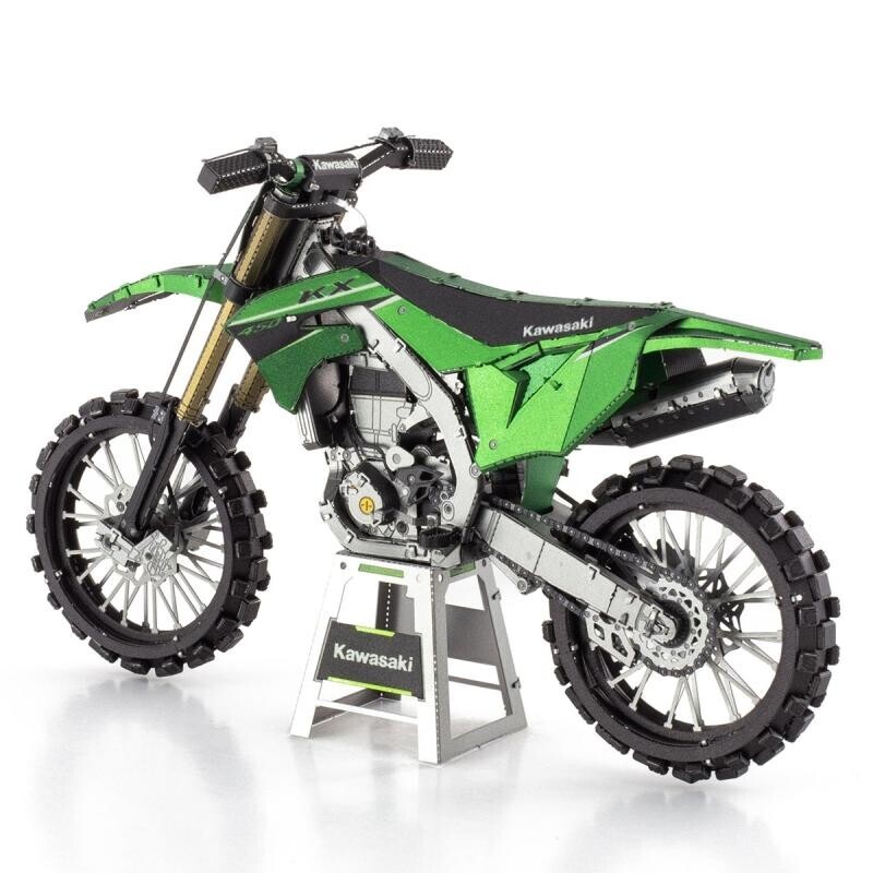 Metal Earth Luxusní ocelová stavebnice Kawasaki KX450