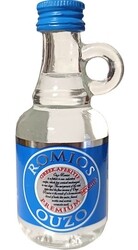 Romios Ouzo Greek 38% 40ml miniatura