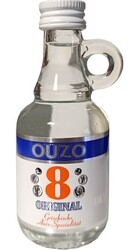 Ouzo 8 Original Greek 38% 40ml miniatura