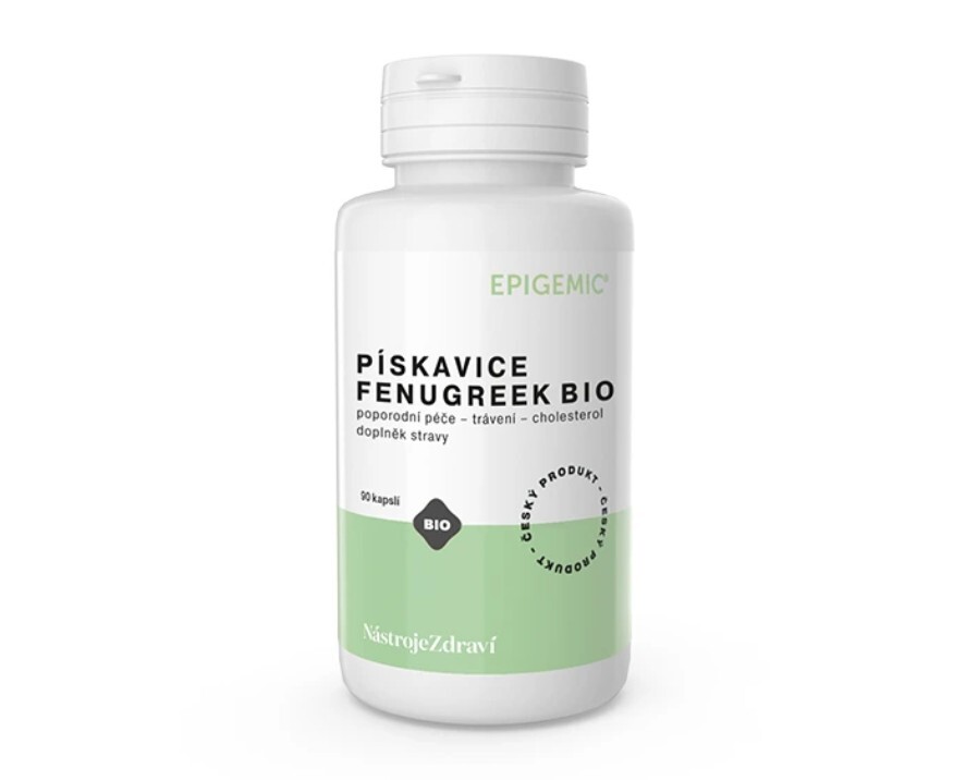 Epigemic Pískavice Fenugreek BIO 90 kapslí