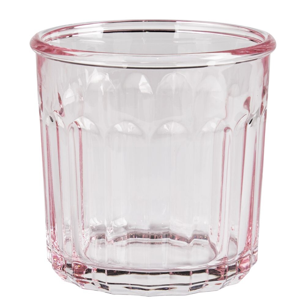 BARETTO Sklenice na vodu 380 ml - růžová