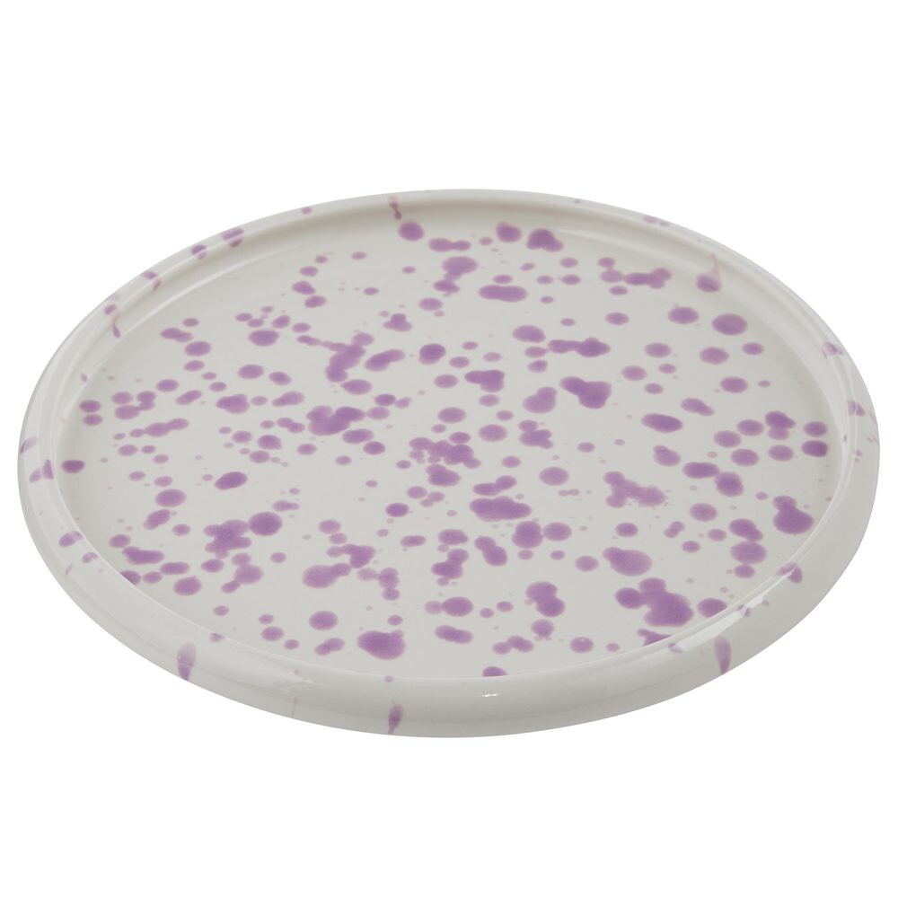 BOOGY SPLASH Snídaňový talíř 21 cm - fialová