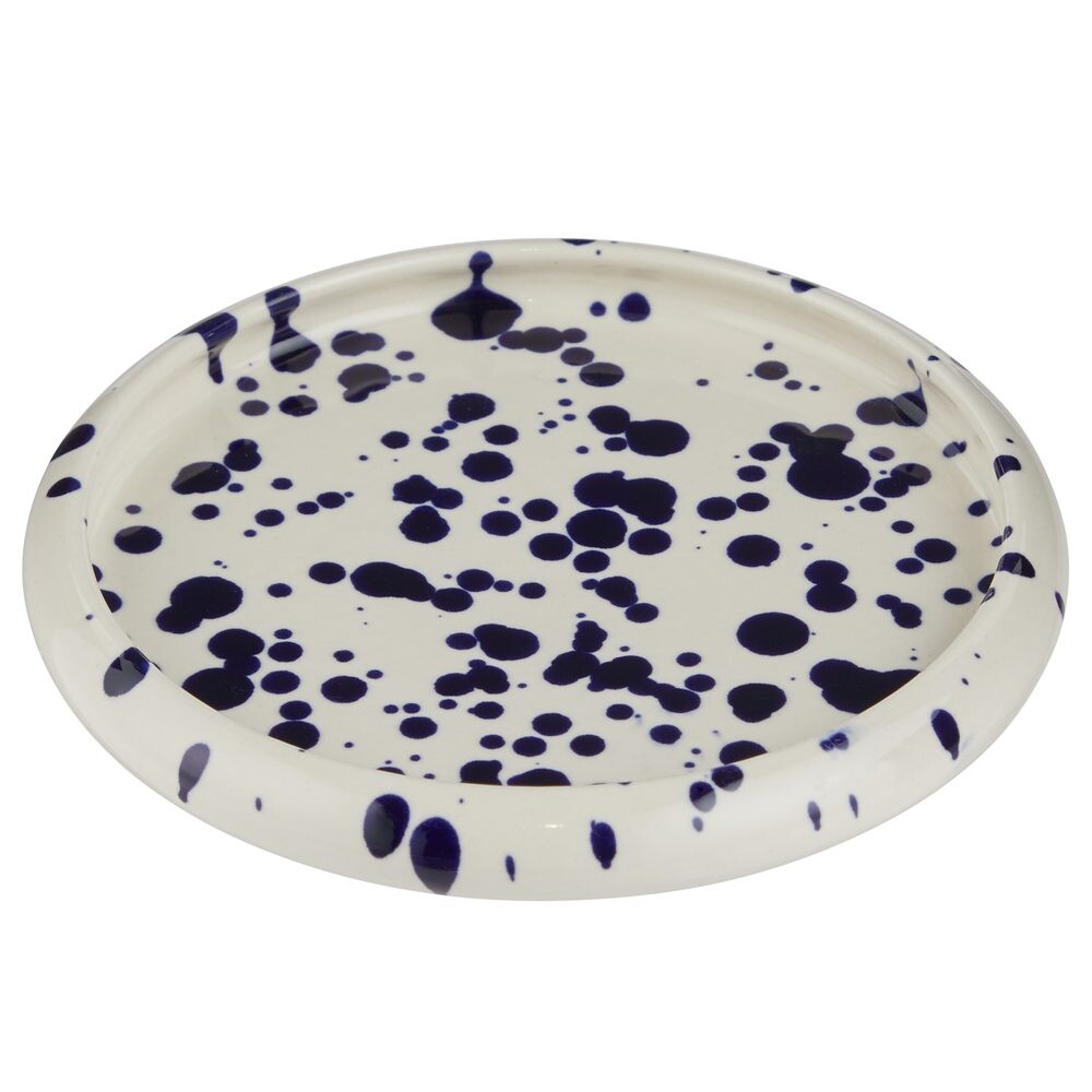 BOOGY SPLASH Talíř 12 cm - tm. modrá