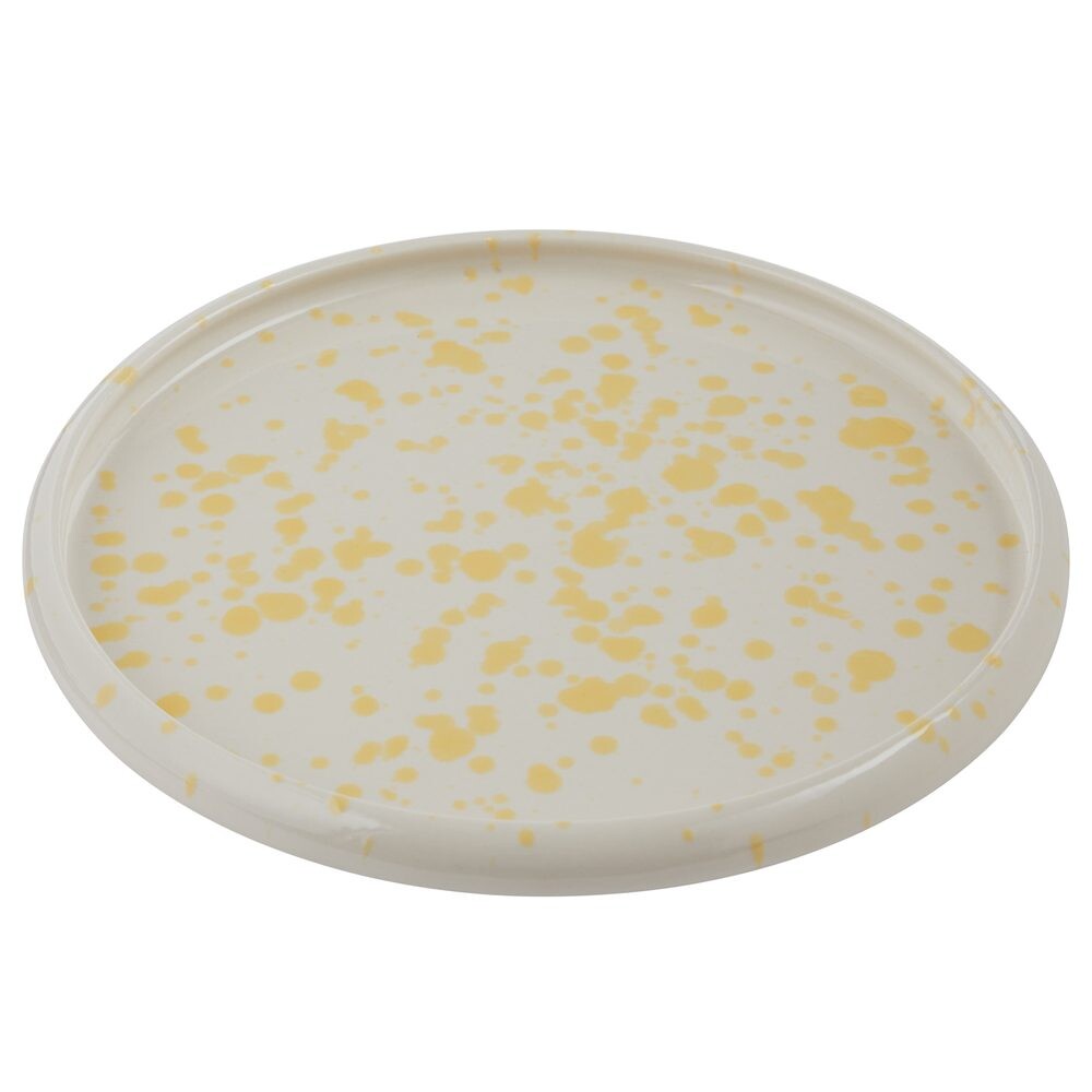 BOOGY SPLASH Snídaňový talíř 21 cm - žlutá