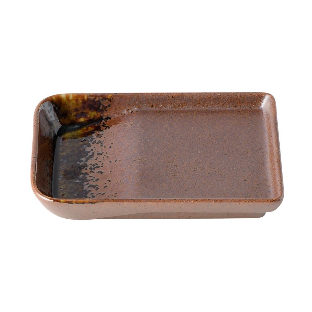 Miska na omáčku SHIGARAKI 15 cm, 30 ml, hnědá, keramika, MIJ