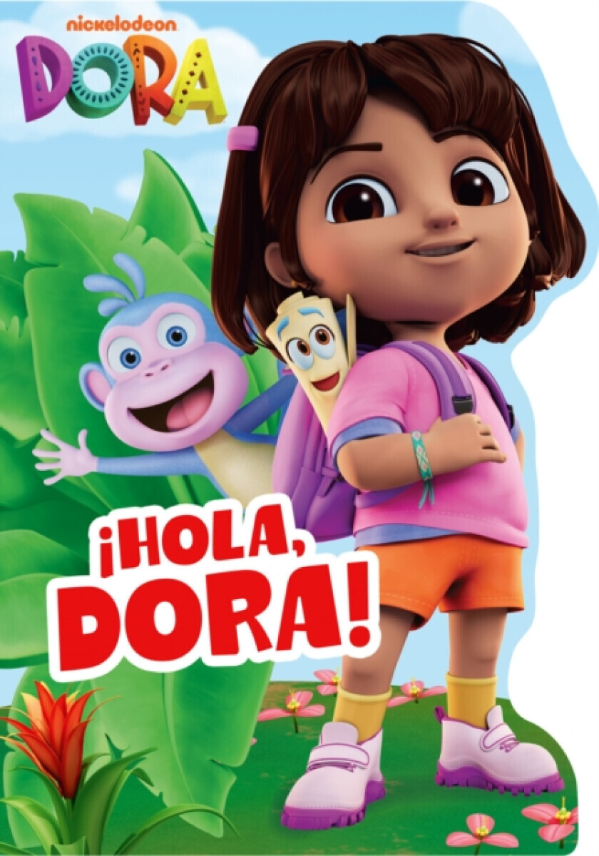 DORA: Hola, Dora! Shaped Board Book - DORA