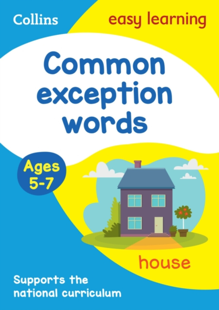 Common exception words Activity book Ages 5-7 - Collins Easy Learning