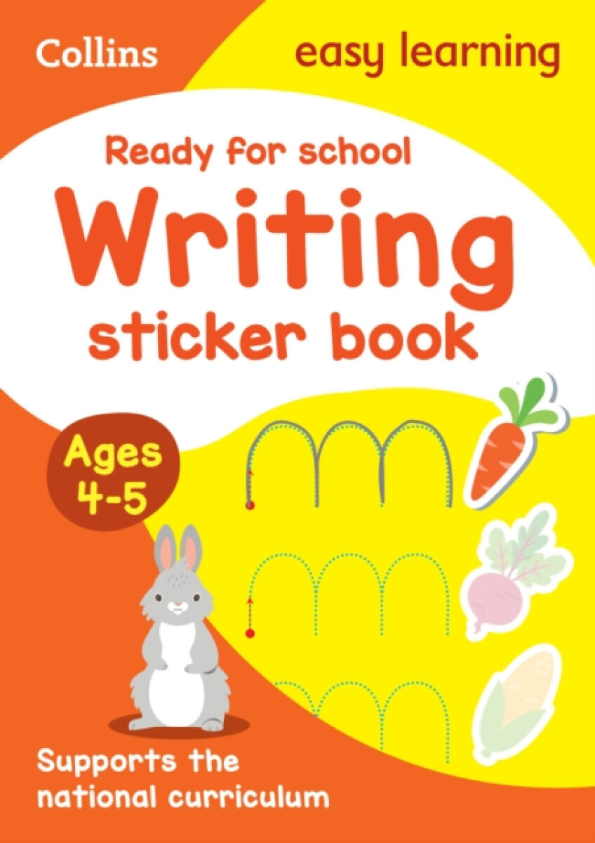 Ready for school: writing Sticker Book Ages 4-5 - Collins Easy Learning