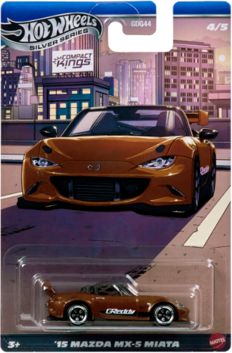Hot Wheels Silver Series – '15 Mazda MX-5 Miata (1:64)
