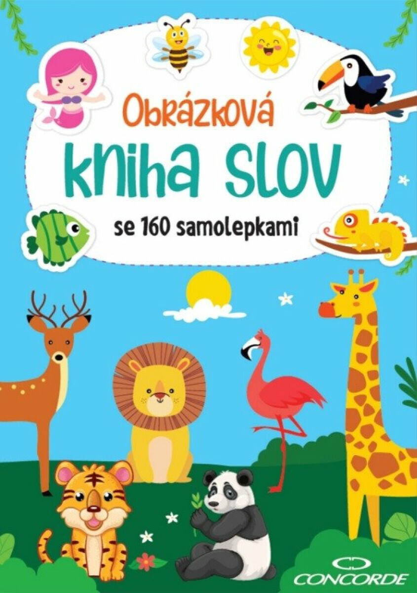 Obrázková kniha slov se samolepkami