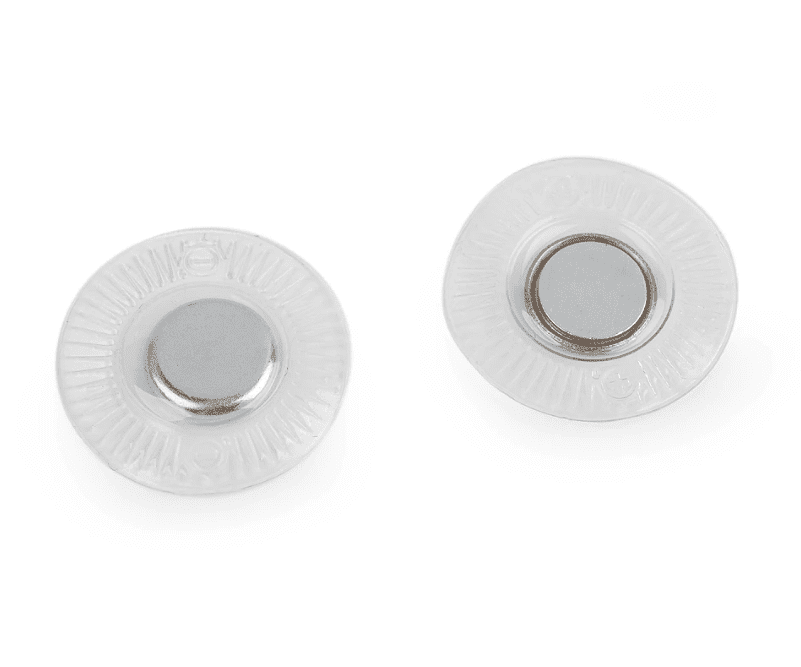 Magnet k zašití v PVC kruh 12mm 2ks