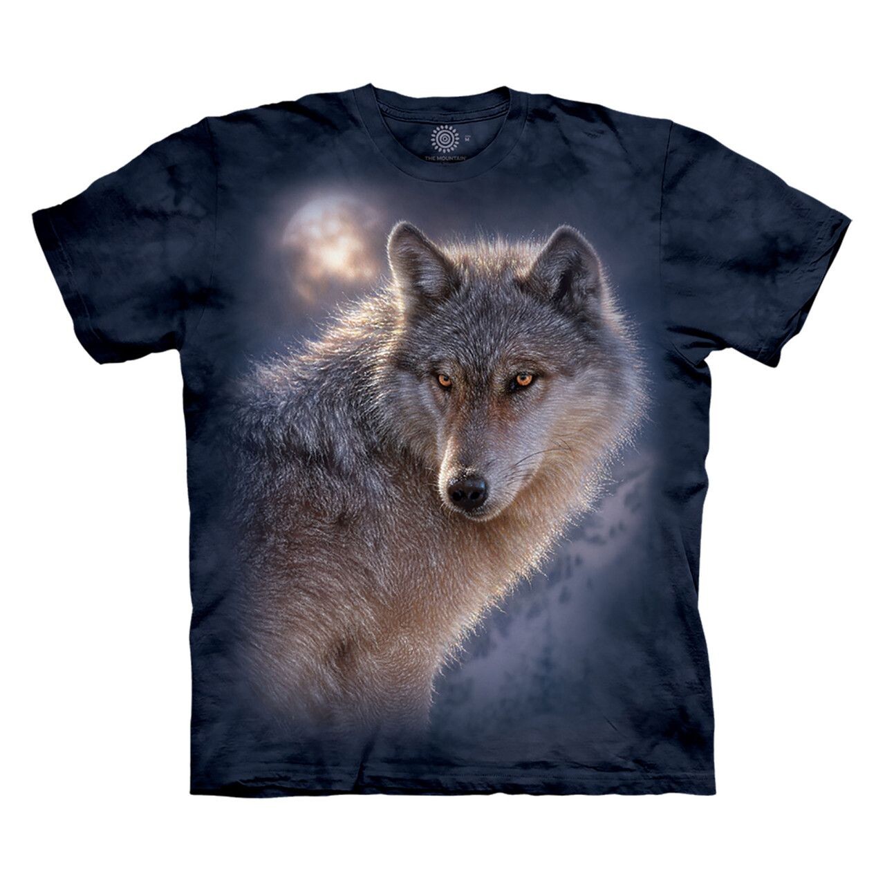 Tričko unisex The Mountain Adventure Wolf - modré,