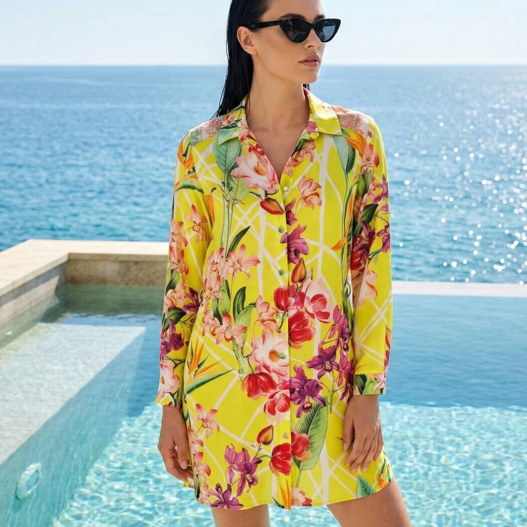 Košile LISE CHARMEL (ASB2393-15), Barva žlutá, Velikost S