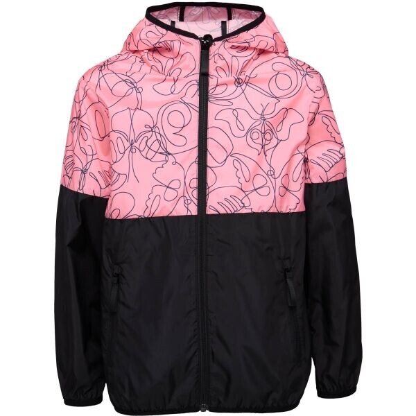 Lewro ERDEM Dětská šusťáková bunda, růžová, velikost 152-158