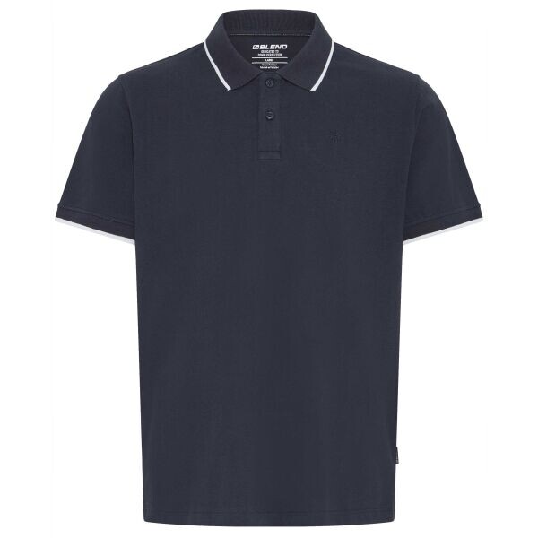 BLEND BHEDIN Pánské polo triko, tmavě modrá, velikost 5XL