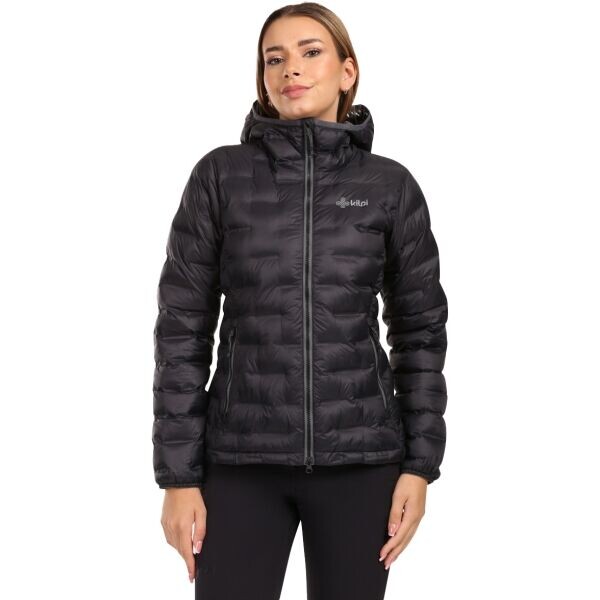 KILPI ALBA Dámská zateplená bunda, černá, velikost