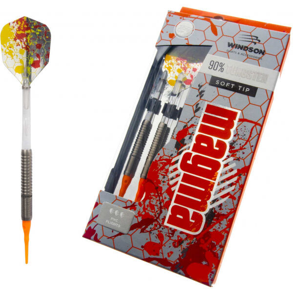 Windson MAGMA 16 G Set šipek, černá, velikost