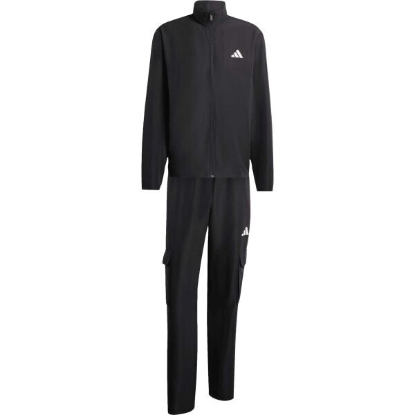 adidas M CRG TRACKSUIT Pánská tepláková souprava, černá, velikost