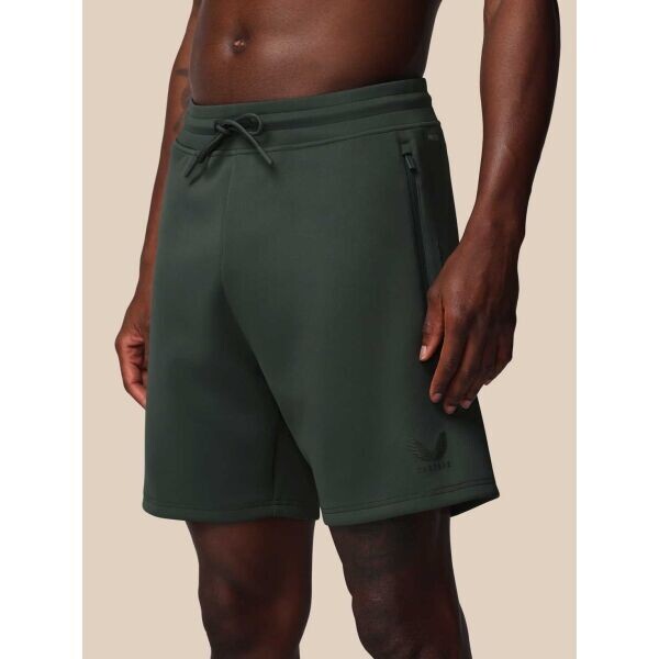 CASTORE FLEX SHORT Pánské kraťasy, tmavě zelená, velikost XXL