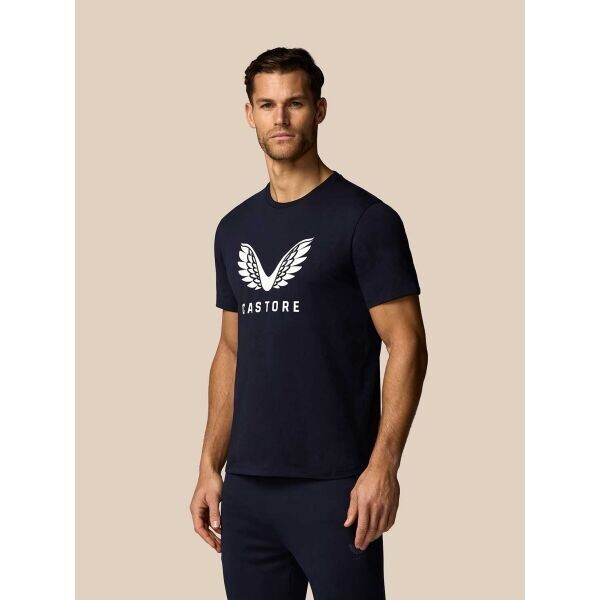 CASTORE SS GRAPHIC T-SHIRT Pánské tričko, tmavě modrá, velikost