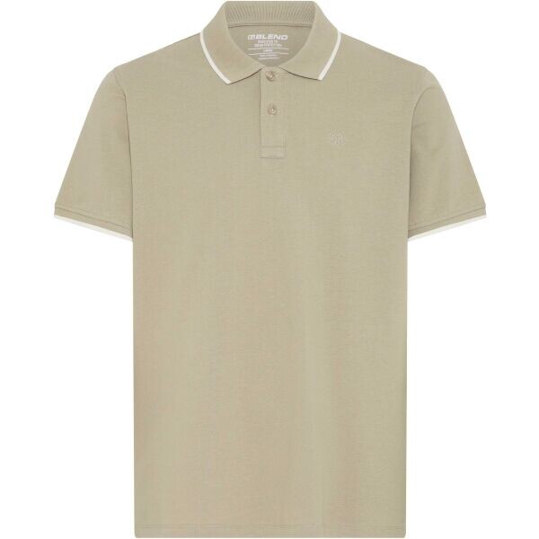 BLEND BHEDIN Pánské polo triko, béžová, velikost 4XL