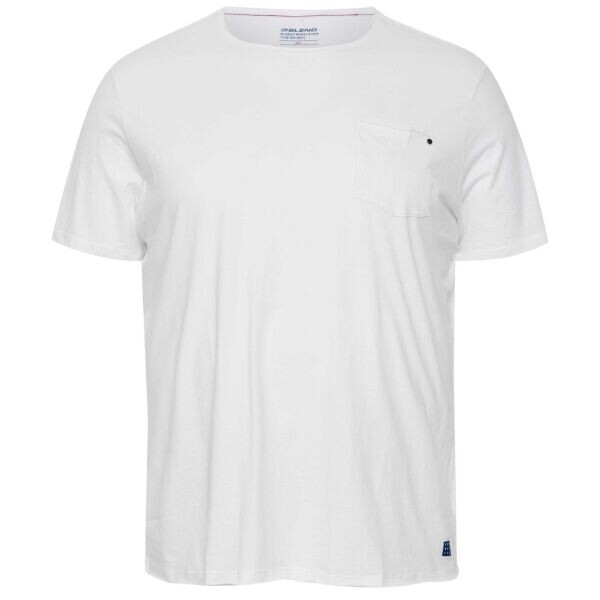 BLEND BHNOEL TEE Pánské tričko, bílá, velikost 4XL