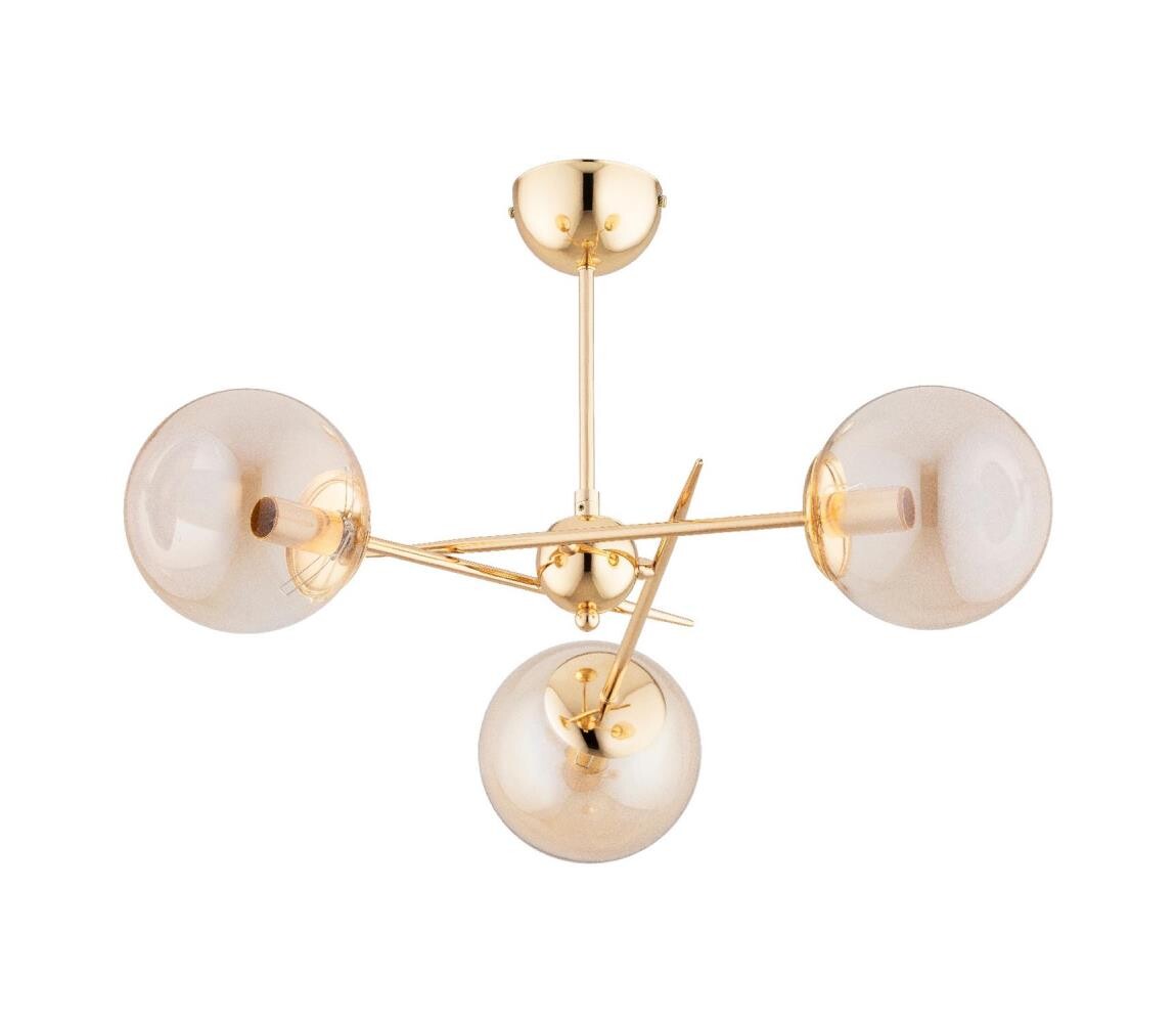 Přisazený lustr PRIMERY 3xE14/10W/230V zlatá 62524