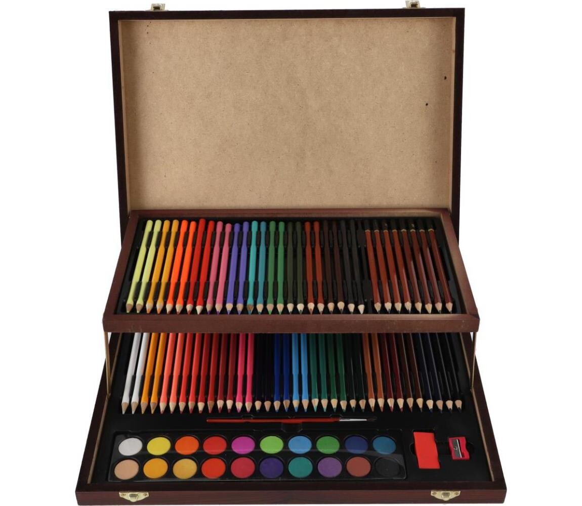 Teddies Sada na malování v kufříku ART BOX 91 ks 00861441