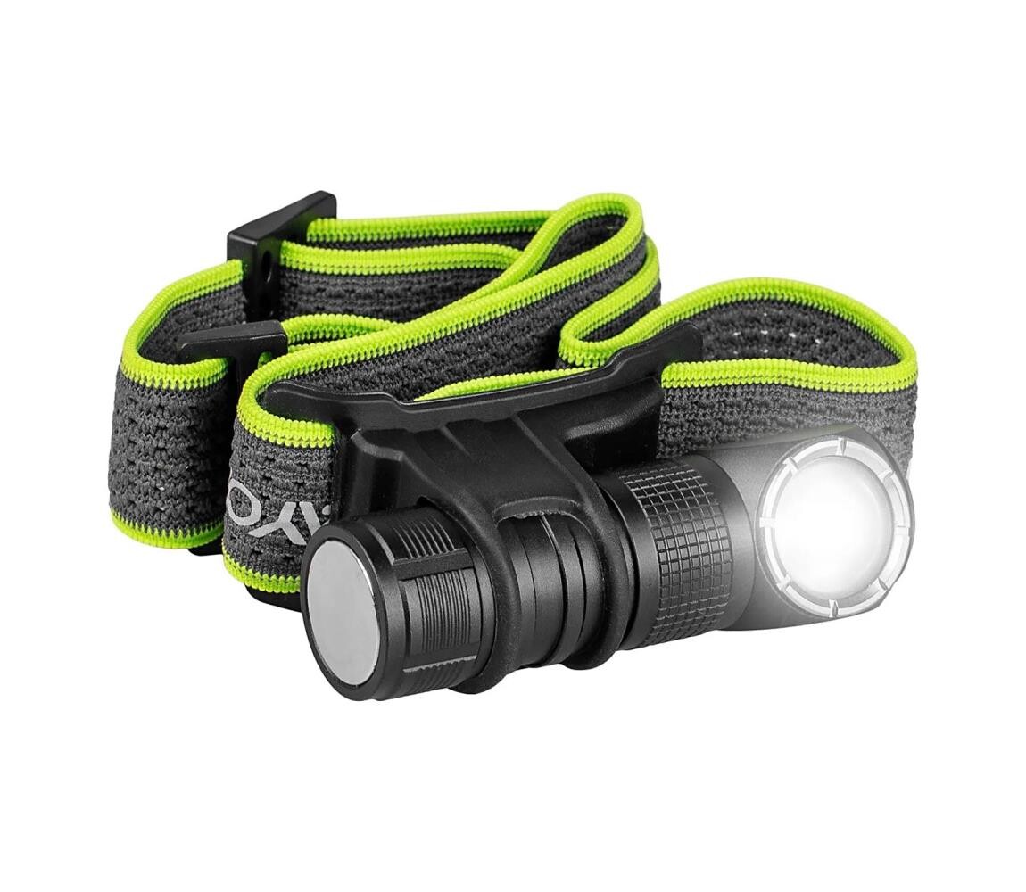 Vayox LED Stmívatelná nabíjecí čelovka LED/10W/5V IP66 500 lm 800 mAh VA0362