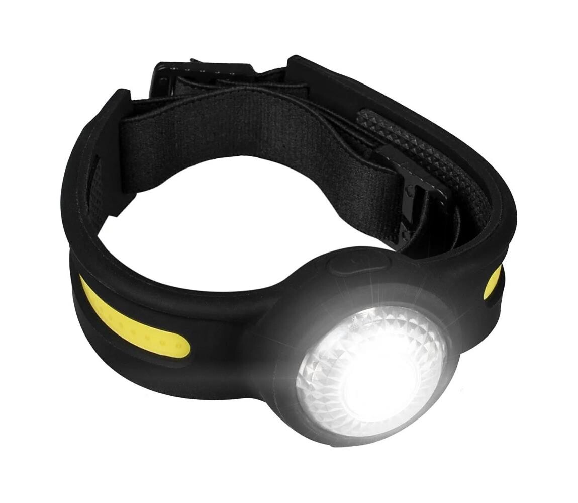 Vayox LED Stmívatelná nabíjecí čelovka LED/5V IPX4 550 lm 600 mAh VA0154