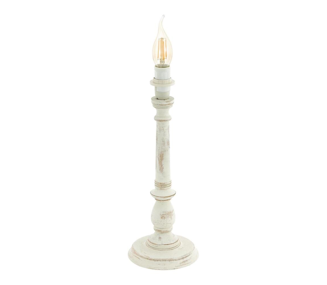Eglo 33055 - Stolní lampa 1xE14/40W/230V bílá/patina 33055