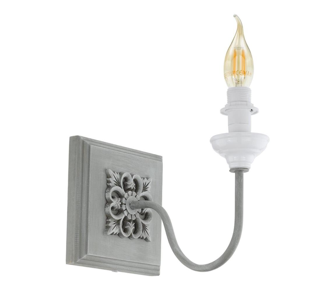 Eglo 33002 - Nástěnná lampa 1xE14/40W/230V šedá 33002