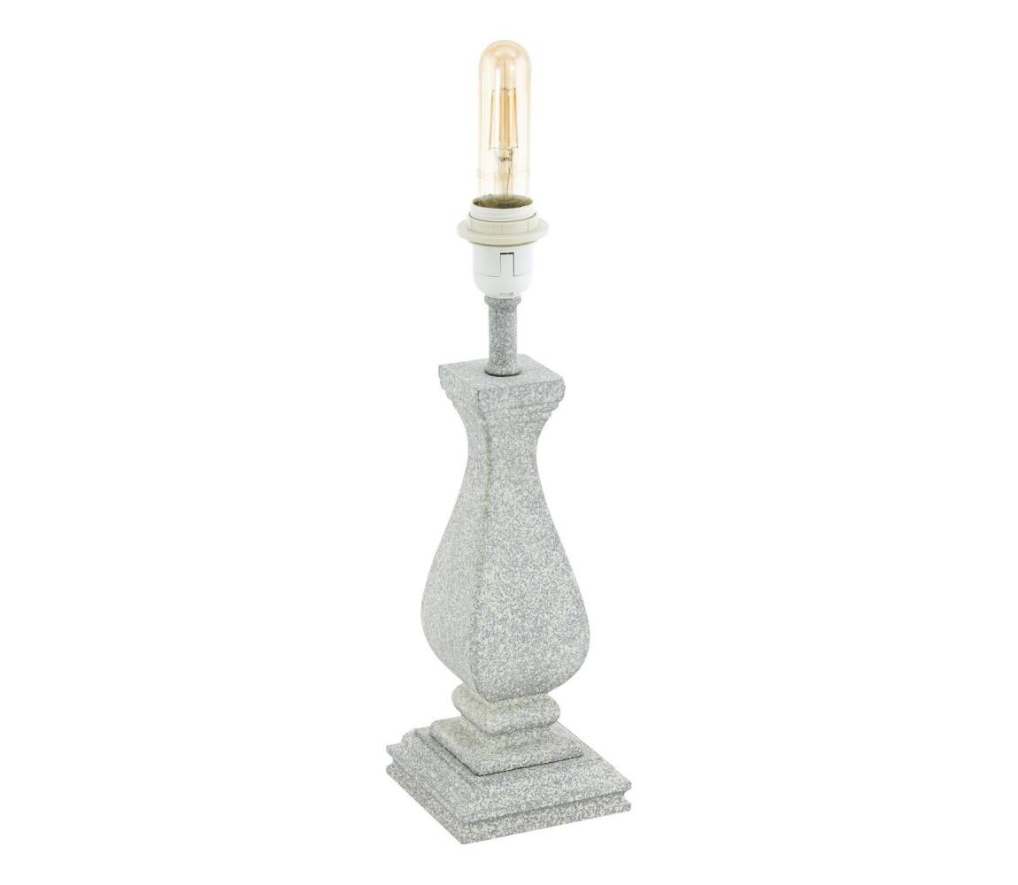 Eglo 33051 - Stolní lampa 1xE27/60W/230V šedá 33051
