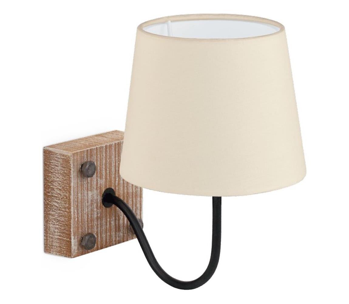 Eglo 32248 - Nástěnná lampa 1xE14/40W/230V hnědá/béžová 32248