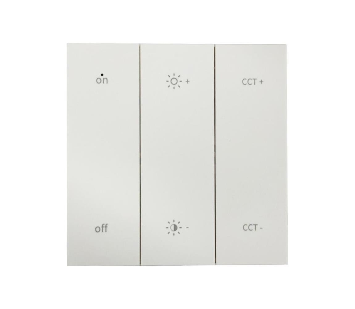 Nástěnný dálkový ovladač SHAPE 2xAAA bílá SP7