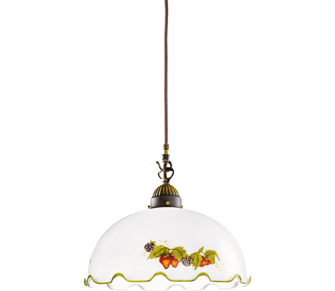 Kolarz 731.30.114 - Lustr na lanku NONNA 1xE27/75W/230V pr. 30 cm víno/jahody 731.30.114