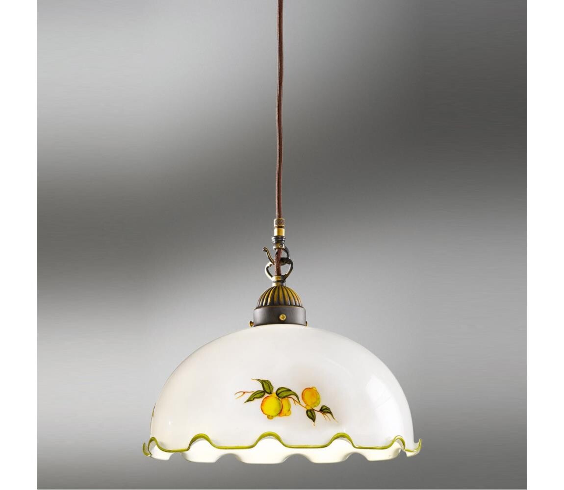 Kolarz 731.30.116 - Lustr na lanku NONNA 1xE27/75W/230V pr. 20 cm citrony 731.30.116