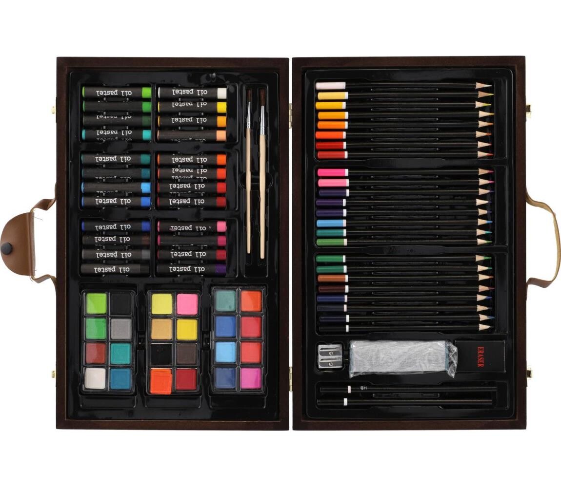 Teddies Sada na malování v kufříku ART BOX 79 ks 00861442