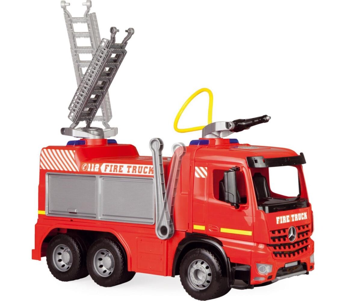 Lena Hasičské auto Mercedes 65 cm červená 43002158