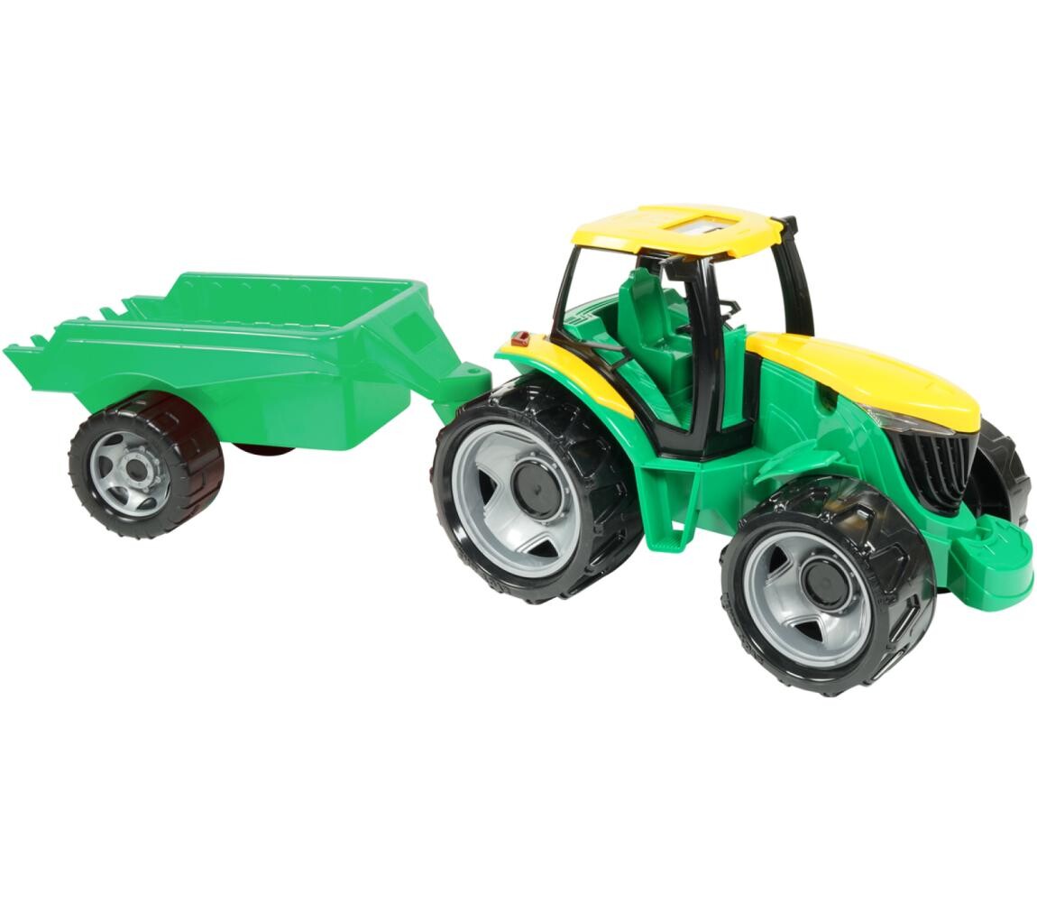 Lena Traktor s vozíkem 71 cm zelená/žlutá 43002122