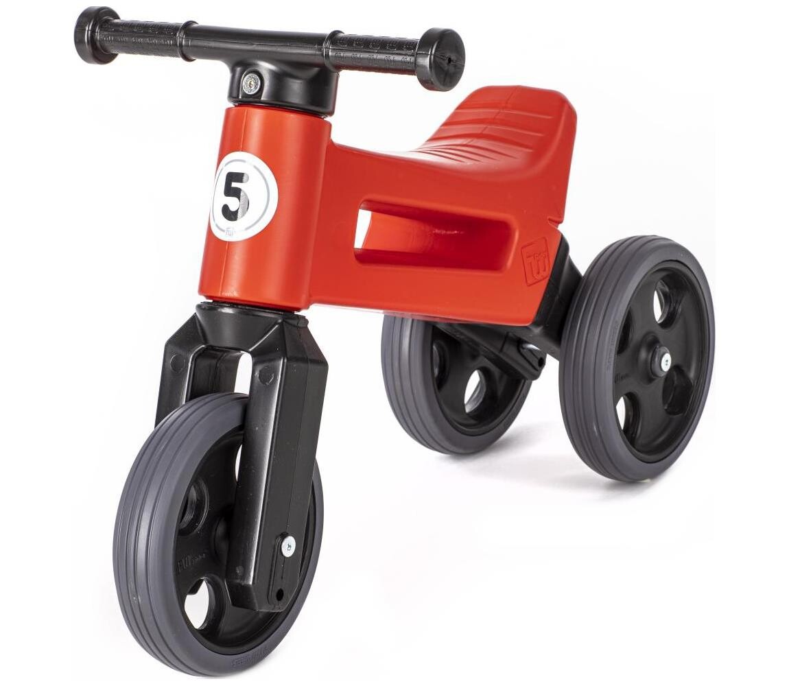 Funny Wheels - Odrážedlo 2v1 RIDER SPORT červená/černá 11408588