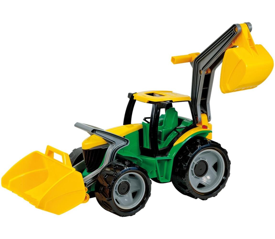 Lena Traktor se lžící 65 cm zelená/žlutá 43002080