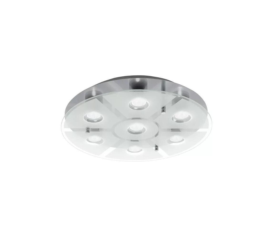 Eglo 75343 -LED Stm. stropní svítidlo CABO-SD 7xGU10/5W/230V pr.46 cm mat. chrom 75343